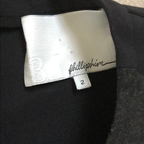 Phillip Lim Black/Charcoal Grey Fitted Long Sleeve - Picture 4 of 6